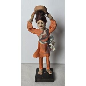 Gujarati‎ Peasant Girl Doll 8" Tall